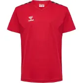 Hummel Functioneel shirt 'Authentic' vuurrood / zwart / wit