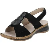 Ara Sandalen met riem zwart