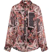 Usha Blouse gemengde kleuren / zwart