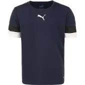 Puma Functioneel shirt 'TeamRise' donkerblauw / zwart / wit