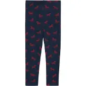 s.Oliver Leggings navy / karmijnrood