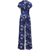 HotSquash Jumpsuit blauw / zwart / wit