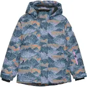 Color Kids Sportjas cyaan blauw / lichtblauw / pasteloranje