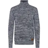 !Solid Trui 'Philaremo' blauw gemêleerd