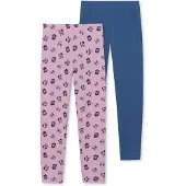 Schiesser Leggings ' 95/5 ' donkerblauw / rosa