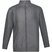 JP 1880 Gebreid vest donkergrijs