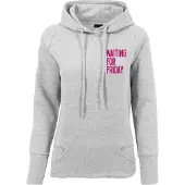 Merchcode Sweatshirt grijs gemêleerd / donkerroze
