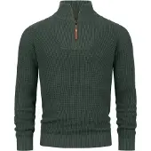 INDICODE JEANS Trui 'Yassip' donkergroen