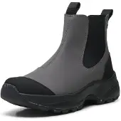 Woden Chelsea boots 'Siri' donkergrijs / zwart