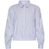 Dreimaster Blouse blauw / wit
