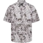 Only & Sons Overhemd grijs / taupe / lichtgrijs