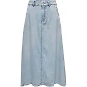ONLY Rok 'Mindy' blauw denim