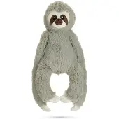Beeztees Pluche hondenspeeltje Luiaard Mees Grijs 34 cm
