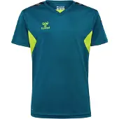 Hummel Functioneel shirt 'Authentic' petrol / kiwi / zwart / wit