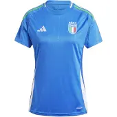 Adidas Tricot 'Italy 24' azuur / lichtgroen / rood / wit