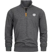 INDICODE JEANS Trui ' Caspar ' zwart / wit