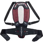 Alpinestars Nucleon Plasma rugprotector Zwart/Wit/Rood M Mannen