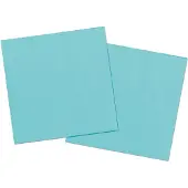 Folat Feest Servetten - 60x - blauw - 33 x 33 cm - papier - lunch/diner servetjes