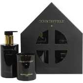Decostar Countryfield-Urban-Gift box- hand wash & kaars - zwart