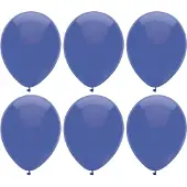 Haza Ballonnen verjaardag feest - 200x stuks - marine blauw - 29cm