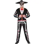 Atosa Mexicaans Skeletkostuum