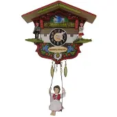 Engstler - 1433 SQ - Wandklok met schommel - Quartz