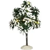 Luville Snowy tree lighted b/o h15xd10,5 cm