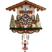 Engstler - 174 SQ - Wandklok met schommel - Quartz