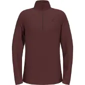 Odlo Rigi Fleece Met Halve Rits Bruin 8 Years Jongens,Meisjes