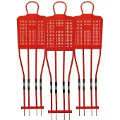 Sporti France 180 Cm Free Kick Training Dummy 3 Units Rood