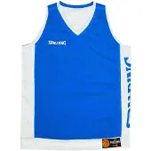Spalding Reversible Sleeveless T-shirt Blauw 2XL Man