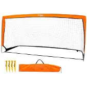 Aktive Folding Football Goal Oranje,Zwart
