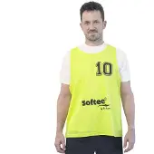 Softee Numbered 11-15 Training Bib 5 Units Geel Youth Man