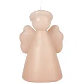 Broste Copenhagen Angel sculpture kaars 14 cm Dusty peach rose