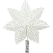 House Doctor Gint Kerstster 30 Cm Wit - Kerstballen Staal White - 206121030
