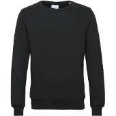 Knowledge cotton apparel Trui Men Erik Basic Badge Sweat Black Jet-S