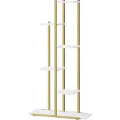 Leobert Plantenstandaard - 6 niveaus - marmer - 60x24x113 cm
