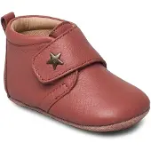 Bisgaard Leder-Krabbelschuhe - Pink m. Stern - - 20 - Leder-Krabbelschuhe