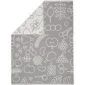 Iittala Oiva Toikka Collection Plaid 130x180 Cm Frutta Grijs - Plaids & dekens Wol Grey - 1064650