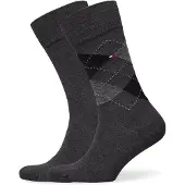 Tommy Hilfiger Sokken donkergrijs, Ruit
