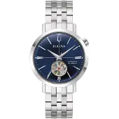 Bulova Aerojet Automaat Herenhorloge 96A320 Blauw