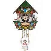 Engstler - 1413 SQ - Wandklok met schommel - Quartz