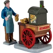 Lemax Chester's Hot Chestnuts 12x5x18 cm 2st Kersthuisje
