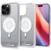 Spigen Ultra Hybrid MagSafe iPhone 16 Pro Max Hoesje Classic Zilver