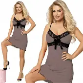 DKaren Cassidy | nachthemd voor dames | viscose | cappuccino | S