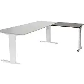 Schaffenburg Linesto Plus Bureau-uitbreiding Rechthoekig Eiken T-Voet 800 (B) x 600 (D) x 655 (H) mm Melamine