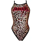 Turbo Leo Print Swimsuit Zwart 5XL Vrouw