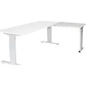 Schaffenburg Linesto Plus Bureau-uitbreiding Rechthoekig T-Voet 800 (B) x 600 (D) x 655 (H) mm Melamine