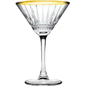 Pasabahce Martiniglas Gouden Rand Elysia 22 cl 4 stuks