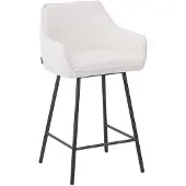 Livin24 Barkruk Ciara linnen off white 65-78 cm